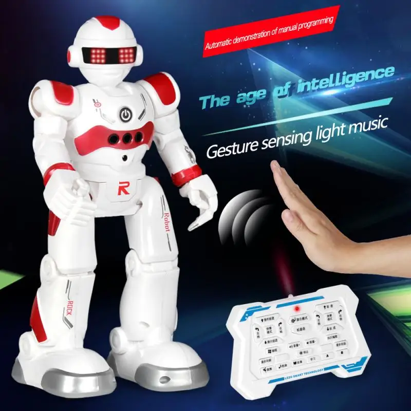 Robot de juguete con Control remoto para niños, Robot programable inteligente, Sensor de gestos infrarrojo, Robots de baile parlantes, regalo para - AliExpress Juguetes y pasatiempos