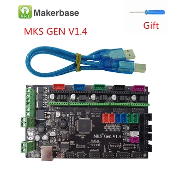 

MKS Gen V1.4 integrated motherboard 4 layers PCB control card compatible Ramps 1.4 Mega2560 support TMC2208 2100 DRV8825 TMC2130