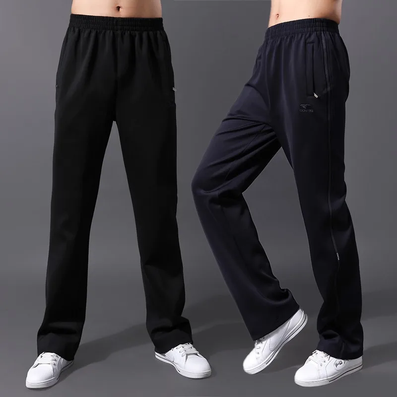 

2018 Spring And Autumn Athletic Pants MEN'S Trousers Spring And Autumn Loose Straight Running Pants MEN'S Sweatpants Large Size
