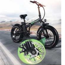 electric bicyc 20inch Electric snow car bicycle 48V15AH lithium battery hidden in frame500W high speed motor fold elect