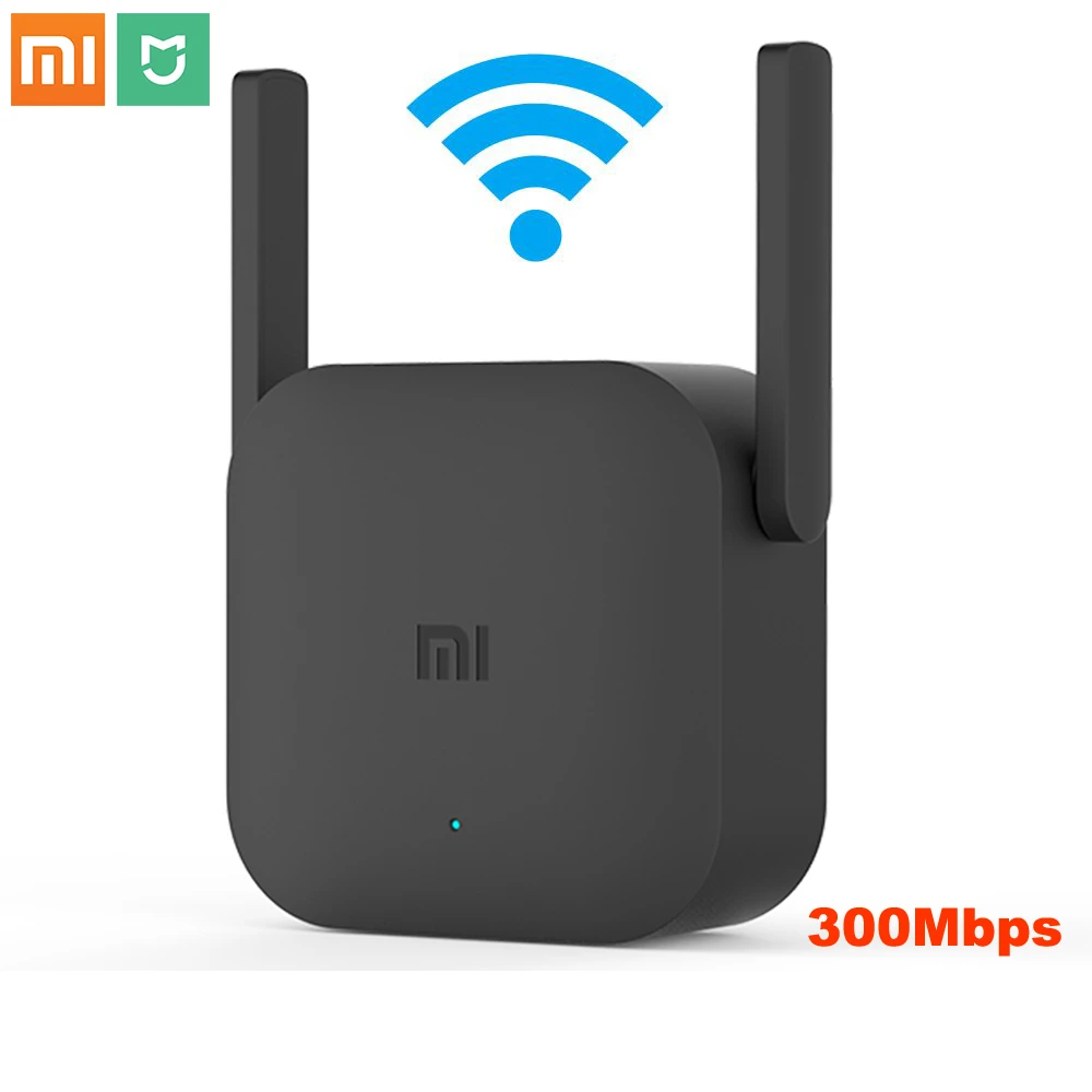 wifi amplifier 5ghz Tiểu Mi Bộ Khuếch Đại Pro 300Mbps Amplificador WI-FI Repeater Wifi Tín Hiệu Bao Da Mở Rộng Repeater 2.4G Mi Không Dây Đen router best budget wifi signal booster