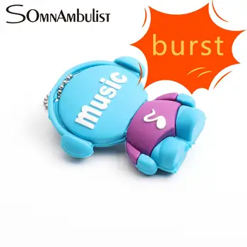 

Music Baby Cartoon USB Flash Drive 8GB 16GB 32GB 64GB Flash Pendrive 128GB Pen Drive