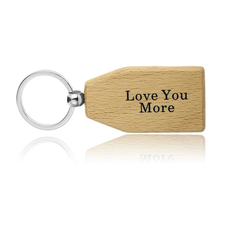 Best Family Ever Keychain Mom Dad Wooden Keyring Love You More Key Chain Gifts | Украшения и аксессуары
