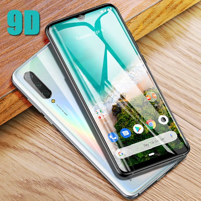 

9D Full Glue Protective Glass On For Xiaomi mi a3 lite light lait Screen Protector Cover Tempered Glass on xiomi mia3lite a3lite