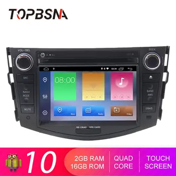 

TOPBSNA Android 10 Car DVD Player 7 inch for Toyota rav 4 RAV4 GPS Navigation WIFI Multimedia Audio 2 Din Car Radio Stereo Auto