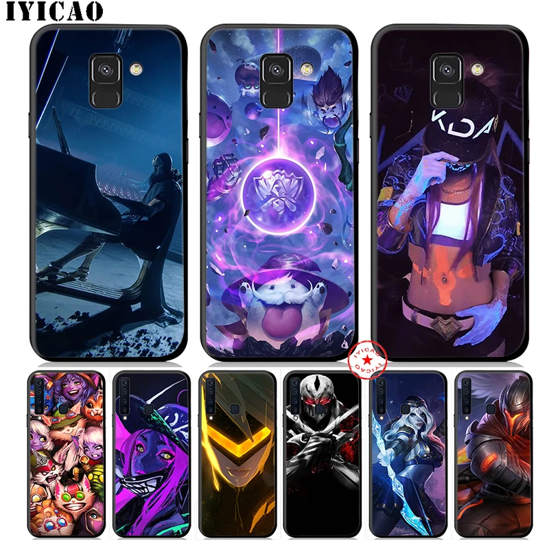 IYICAO League Of Legends мягкий чехол для телефона samsung Galaxy A9 A8 A7 J6 A6 плюс 2018 A5 A3 2016 2017