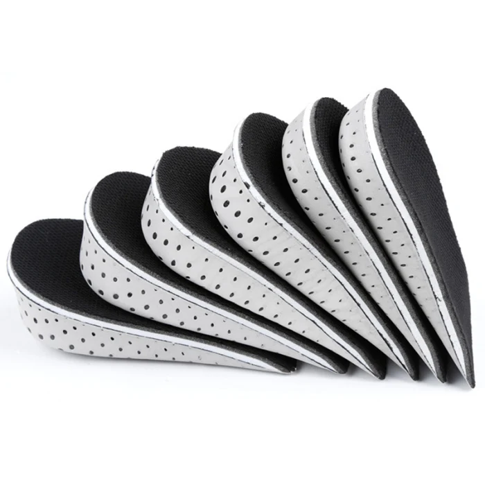 New 1 Pair Insole Heel Lift Insert Shoe Pad Height Increase Slow Rising Cushion Taller MV66
