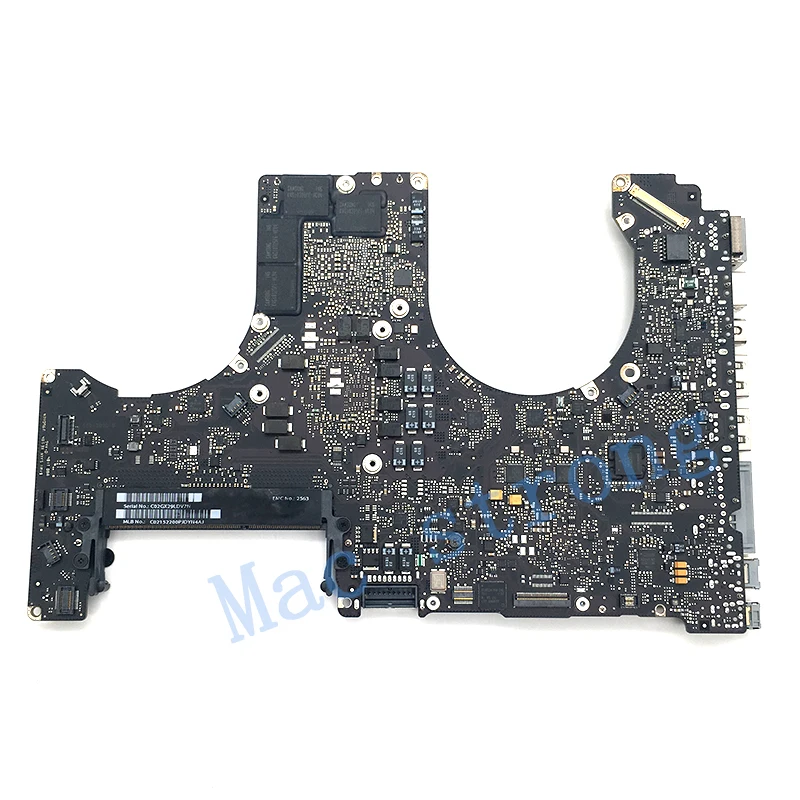 Протестированная материнская плата A1286 для MacBook Pro 15 &quotA1286 2 4G 2010 820 2850 A/B 0G 2011 2915 A 3G
