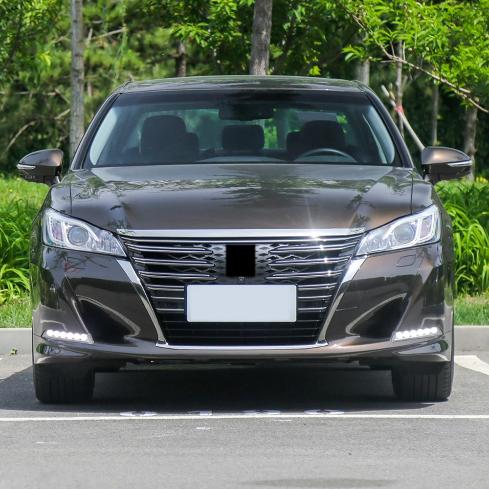 Для TOYOTA CROWN 2012 2013 окна автомобиля Защита от солнца дождь козырьки щиток Shelter Защитная крышка отделка рамка наклейка
