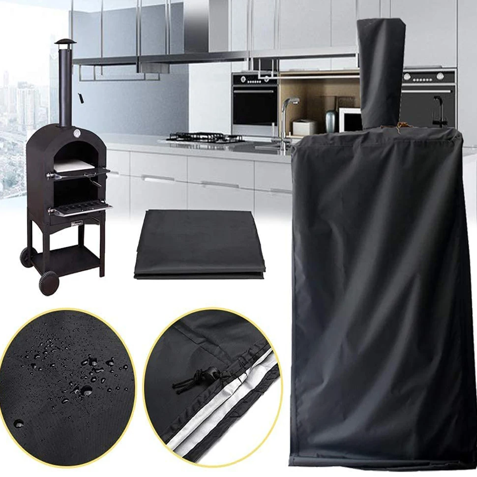 Pizza Oven Cover Garden Furniture Dust Cover Dustproof Waterproof Covers for Outdoor Patio Furniture Kitchenware 5 Sizes