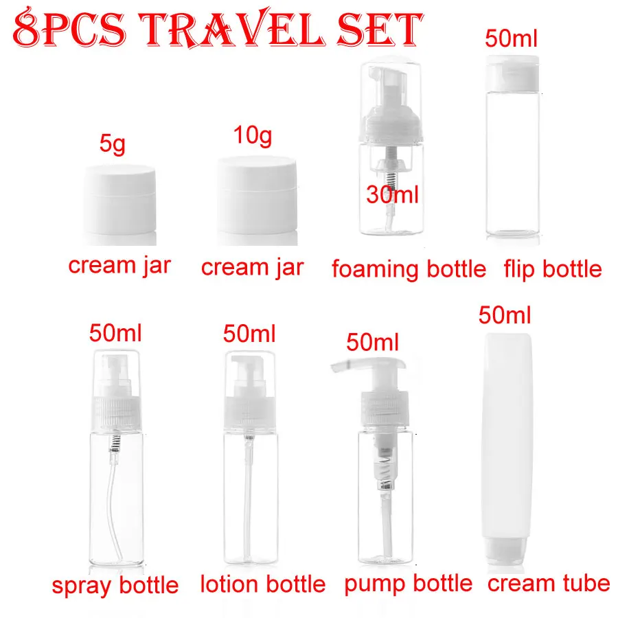 8 шт. флаконы для жидкости косметики | Красота и здоровье