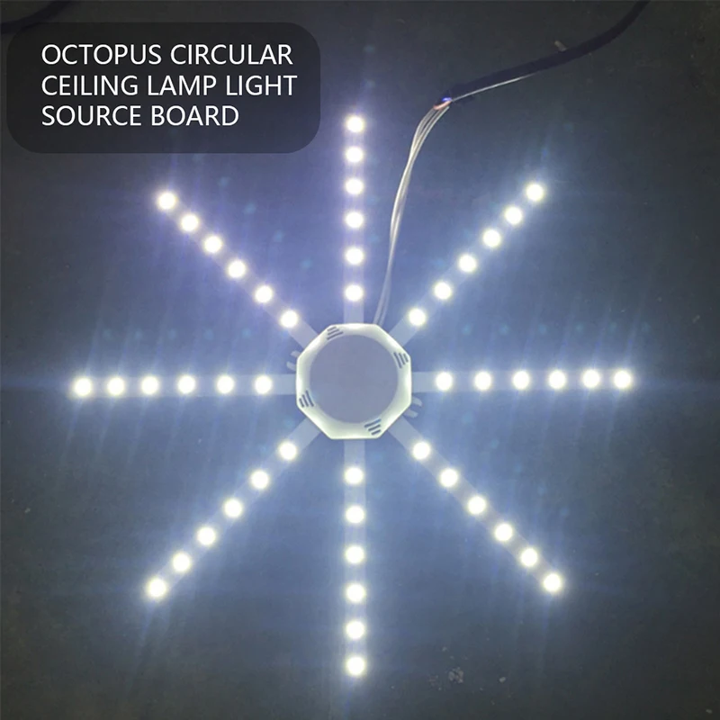 Ceiling Light Source 12W 16W 20W 24W LED Ceiling Lamp Octopus Module Light Board 220V Led Bulb Easy to Install Ceiling light new