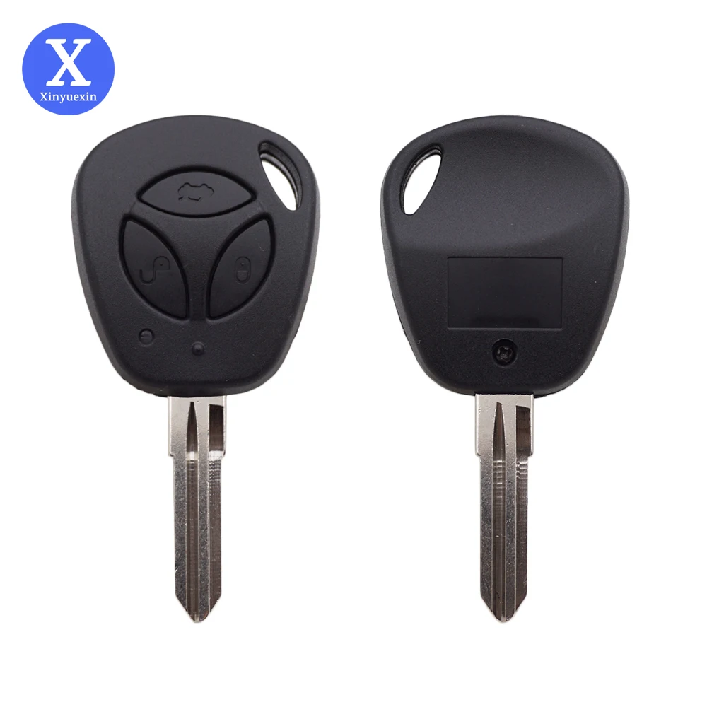 XinYueXin 3 Buttons Replacement Car Key Shell  for Lada Vesta Granta Priora Kalina Uncut Blade Blank Remote Key Case