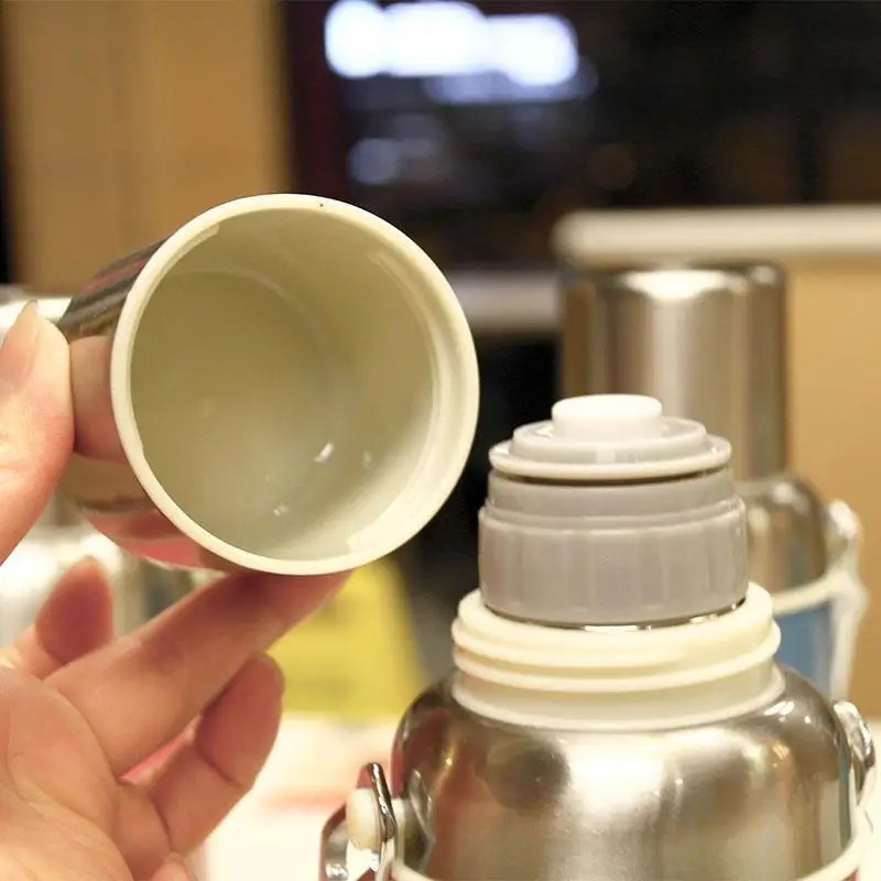 Flacon Alimentaire Thermos Vintage - Modèle 711 - 0,85L - Marron - Rétro
