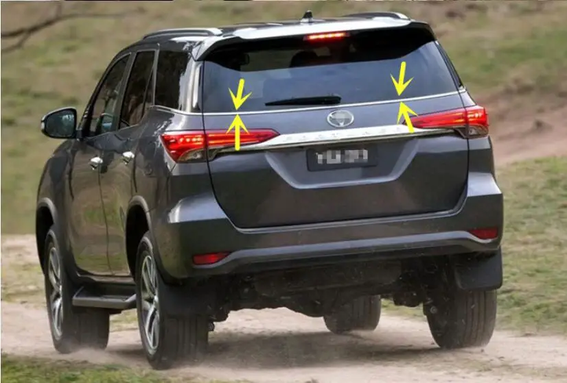Fortuner 7 шт./компл. из нержавеющей стали автомобиля полное окно украшения полосы Накладка для Toyota Fortuner