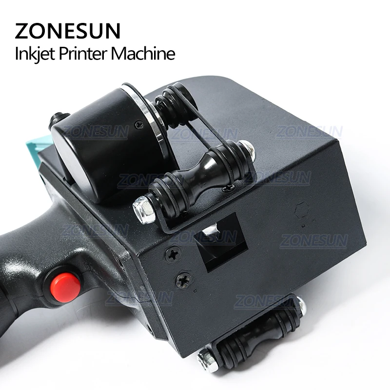 Ручной Интеллектуальный струйный принтер ZONESUN с сенсорным экраном QR USB 360
