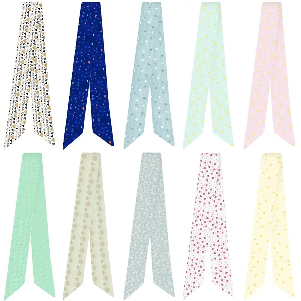 

Small fresh and loving silk scarf bag handle strap small ribbon scarf Multifunction Hand Ribbon 5*95cm Fashion
