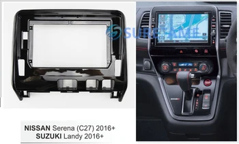 

10.1 inch Car Radio Facia Panel for NISSAN Serena C27 / SUZUKI Landy 2016+ Fascia Dash Kit Install Console Panel Plate Bezel