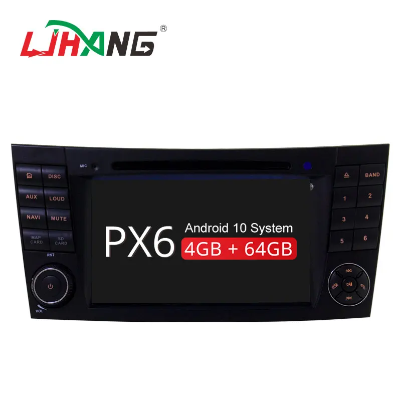 LJHANG 2 Din Android 10 Автомобильный мультимедийный плеер для Mercedes Benz E Class W211 E300 CLK W209 CLS W219