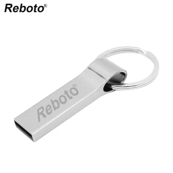 

Reboto Memory Stick 64GB 32GB USB Pendrive 16GB 8GB Mini Flash Disk Silver Storage Disk For Computer
