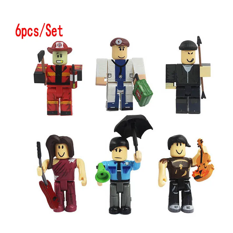 6pcs Set Roblox Action Figures 7cm Pvc Suite Dolls Toys Anime Model Figurines For Decoration Collection Christmas Gifts For Kids Action Toy Figures Aliexpress - good buy 16 sets roblox figure jugetes 2018 7cm pvc game