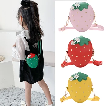 

Kids Mini Fruit Bag Cartoon Little Girl Small Coin Wallet Bag Pouch Box Kawaii Baby Money Change Toddler Party Purse Gift