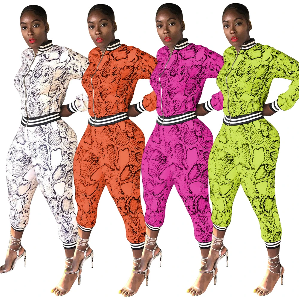 snakeskin sweatsuit