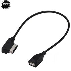 Universal USB AUX Audio Adapter Cable - USB Female Interface to AUX Connector (Black)