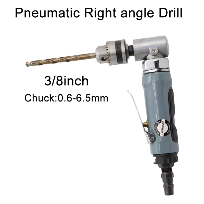 3/" 0,6-6,36 мм пневматический сверлильный пистолет 90 градусов высокоскоростной пистолет Тип пистолеты дрель Реверсивный инструмент для сверления отверстий