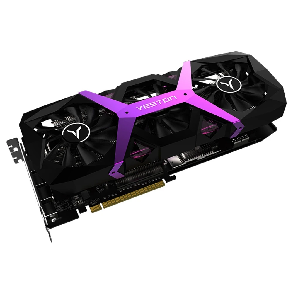 Видеокарта Yeston Radeon RX590 8 гб GDDR5 256bit ACE PCI Express x16 3 0 DVI + HDMI * DP для настольного пк|Грелки
