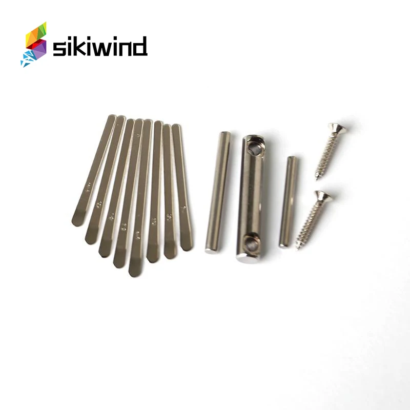 

8 Keys Kalimba DIY Set Thumb Piano Shrapnel Lettering Keyboard Stenciled Scale Identification for Musical Instrument Parts