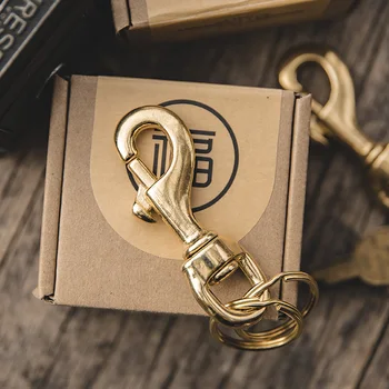 

Maden Men’s Vintage Brass Key Chain Key Ring Jewelry Boyfriend Husband Gift
