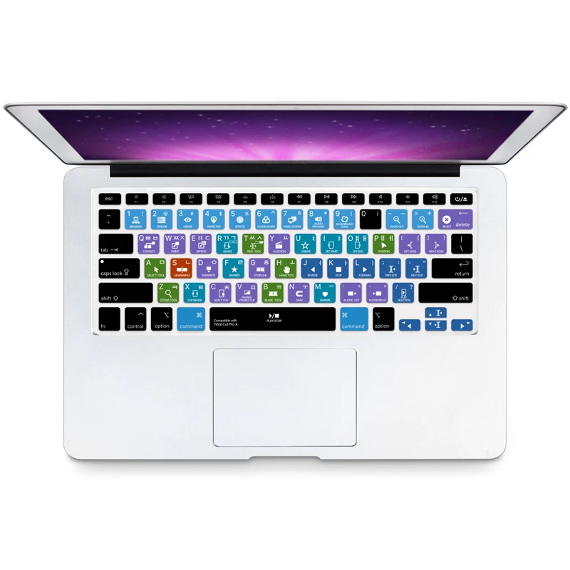 Чехол для клавиатуры HRH ulticut Pro X силиконовая оболочка с горячими клавишами на