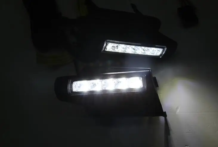 2 шт. светодиодный Габаритные огни для Toyota Prado 120 FJ120 LC120 2003 2004 2005 2006 2007 2008 2009 DRL