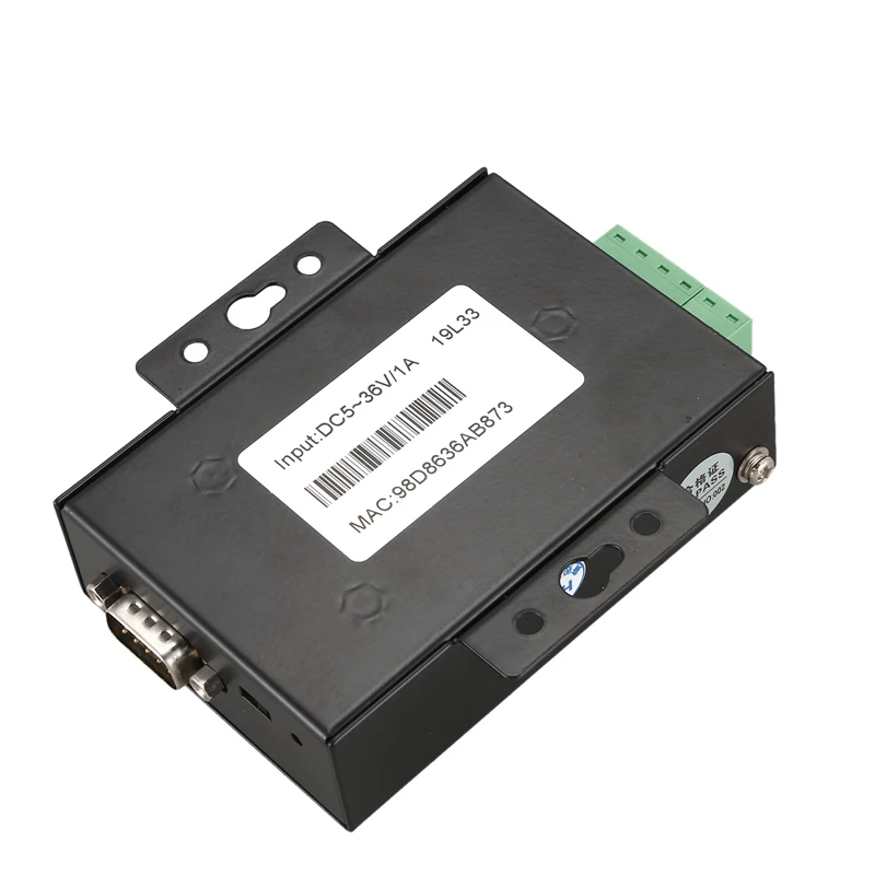 HF5111B сервер последовательных устройств RS232/RS485/RS422 последовательный Ethernet бесплатно RTOS последовательный сервер F22498(ЕС Plug
