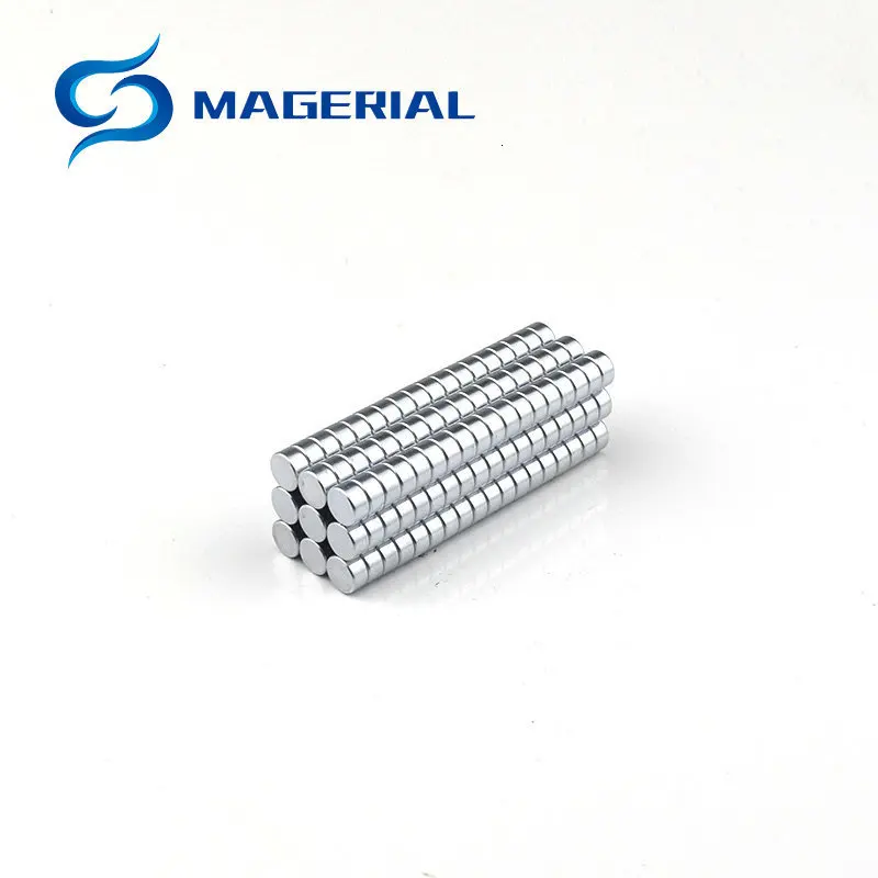 Микро-Точностью Магнит цилиндр Диаметр 8 0,315 ''маленький круглый диск 8x4mm Сенсор мини магниты обучения, изучения 200 шт