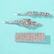 Трендовые хрустальные шпильки для волос головные уборы для женщин и девушек блестящие стразы заколки невидимки для волос заколка для укладки волос ювелирные изделия аксессуары F0979