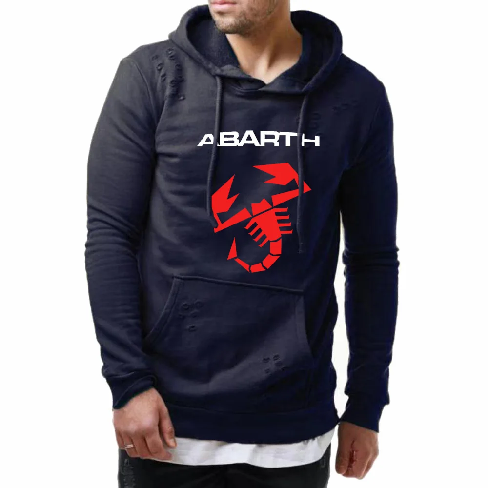 

Новинка 2020, мужские толстовки на весну и осень, свитшот с принтом логотипа автомобиля Abarth, модная Высококачественная хлопковая повседневная мужская Толстовка