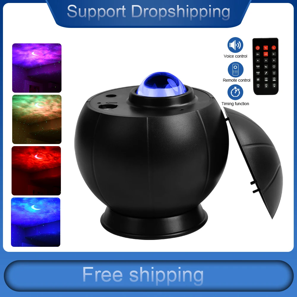 Proiettore Galassia Cielo Stellato Luna Luce Stella Lampada Spazio Soffitto Luce Notturna Luce Notturna Regalo A Led Per Bambini Luci Di Natale