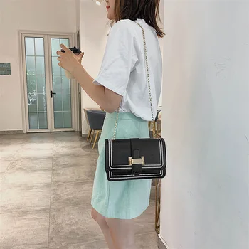 

Summer Shoulder Bag Women's 2020 on New Style Fashion Korean-style Chain Shoulder Bag Fashion Simple women bag