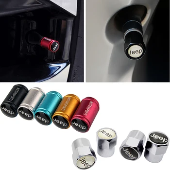 

Car Wheel Valve Stem Dust Caps Styling For Jeep Logo Grand Cherokee Commander Wrangler jk tj jl Liberty Patriot Compass Renagade