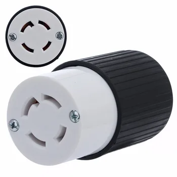 

1pc 30 Amps Twist Lock 4-Wire Electrical Female Plug Receptacle 125/250V Electrical Supplies Generator Socket