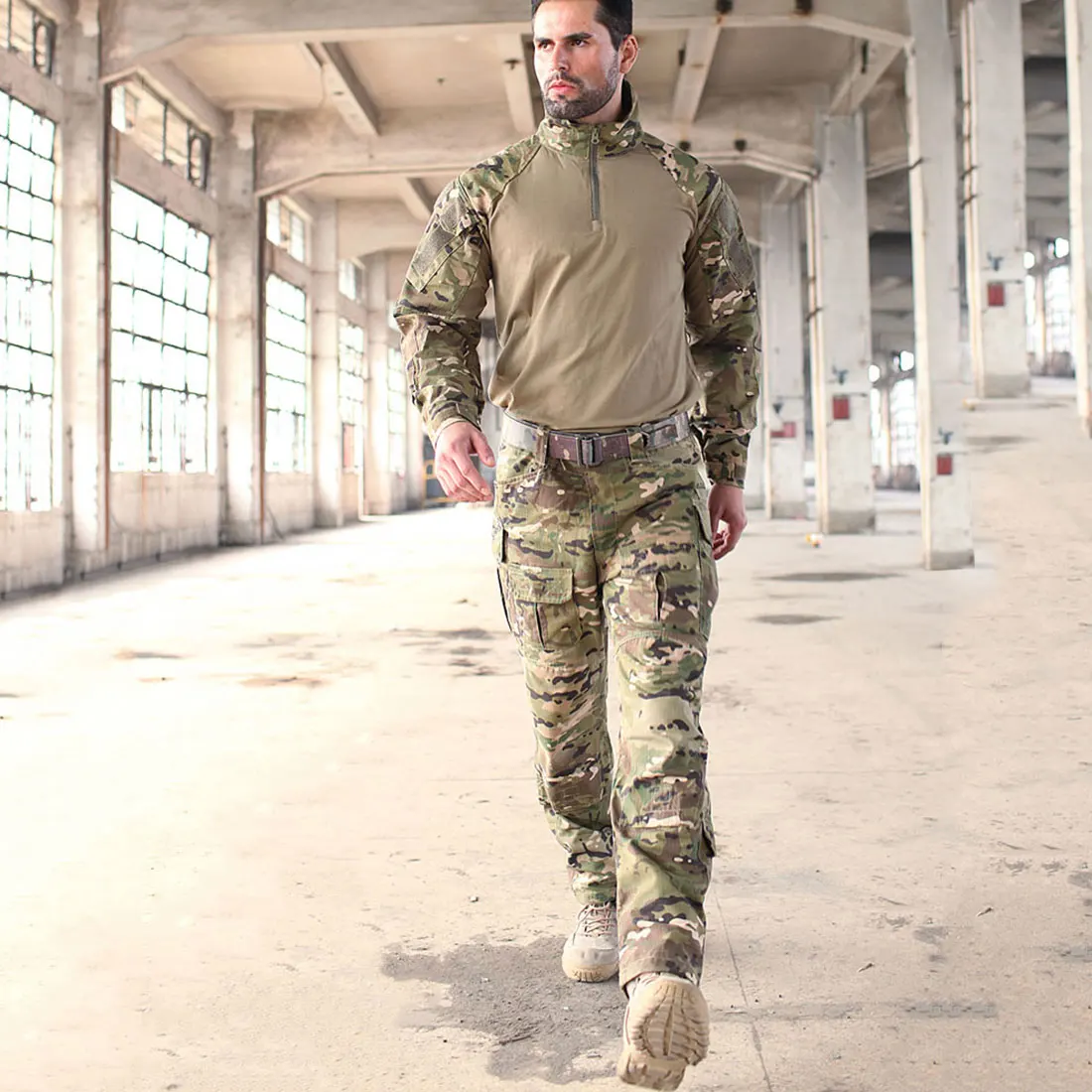 

Outdoor Anti-Scratch Tactical Clothes Wearproof Combat Outfit For Man - (All Terrain) S/M/L/XL/XXL