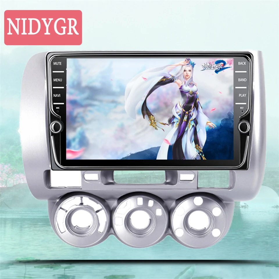 8 ''IPS IN Dash Авторадио Стерео gps карта монитор магнитофон для Honda Fit jazz 2004 +