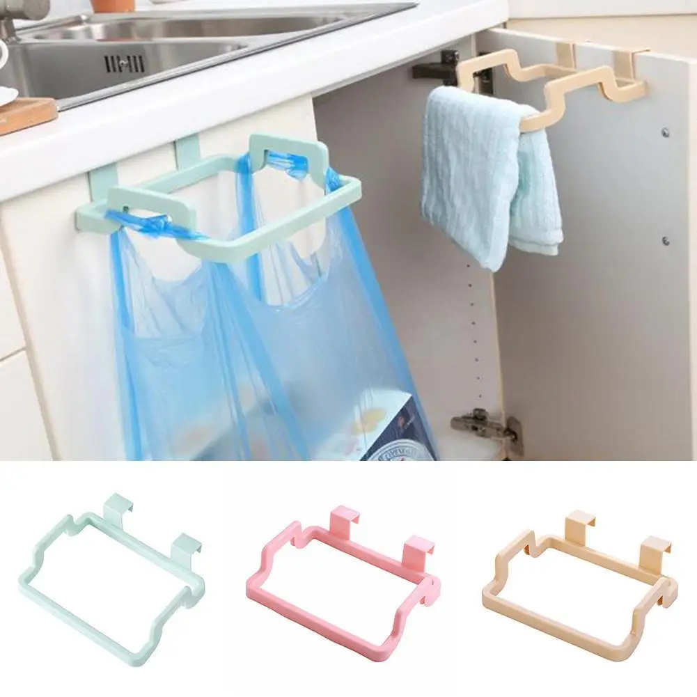 

Cupboard Door Back Hanging Trash Rack Storage Kitchen Kitchen Can Hanging Kitchen Cabinet Rubbish Trash Garbage Holder Bag F7Q7