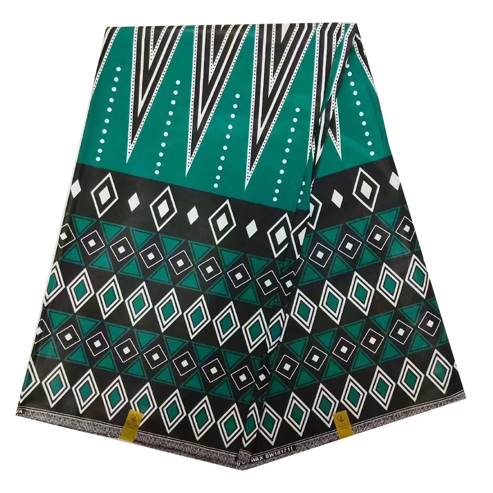 

Nigerian Super Java African Wax Print Fabrics for Clothes 6 Yards Cotton Veritable Block Print Wax Pange Materials for Sewing