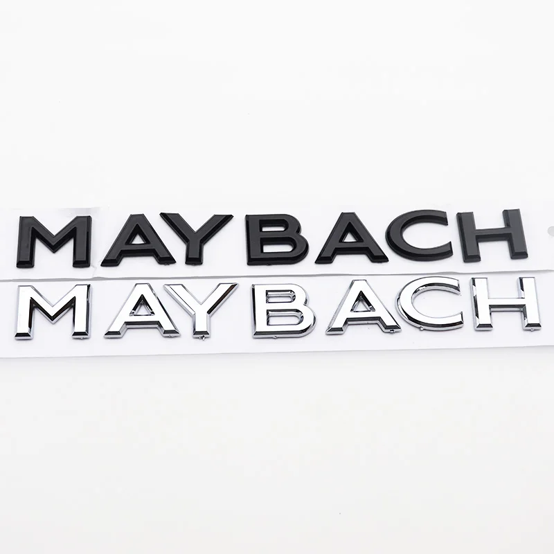 1 шт. 3D MAYBACH ABS Автомобильная наклейка с логотипом буквы на заднюю дверь багажник