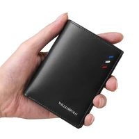 WILIAMPOLO Men Wallets short Luxury Leather Man Wallet mini Male Purse Leather Purse credit card Luxury package PL181368 1