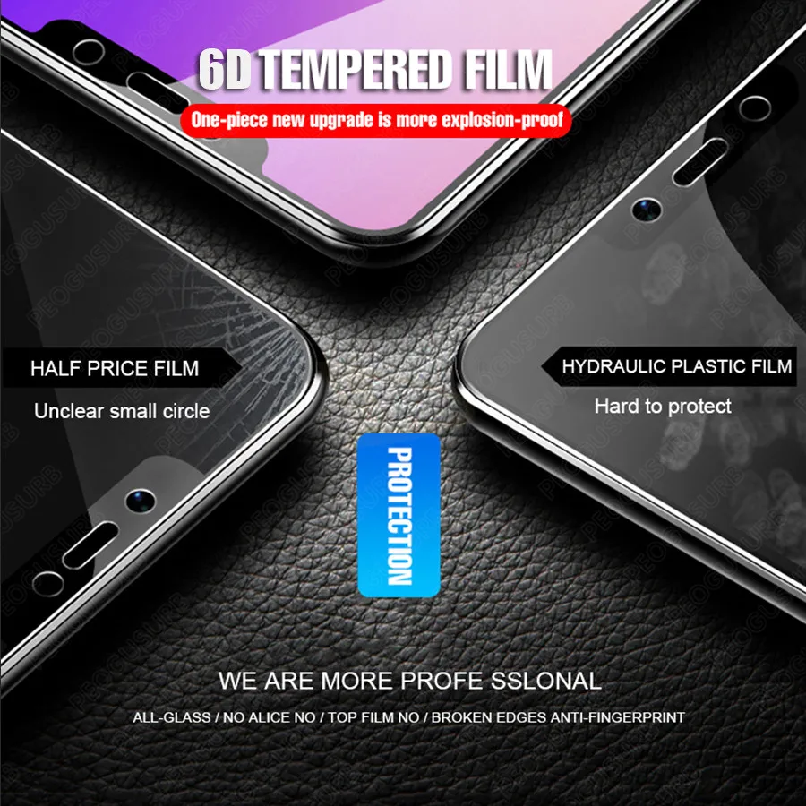6D полное клеевое покрытие из закаленного стекла для Xiaomi Poco X3 F2 Mi 9T Pro A3 9 8 Max 3 PocoPhone F1