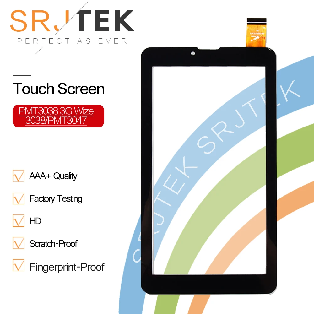 SRJTEK 7 &quotсенсорный экран планшета для Prestigio MultiPad PMT3038 3G Wize 3038/PMT3047 сенсорный Экран
